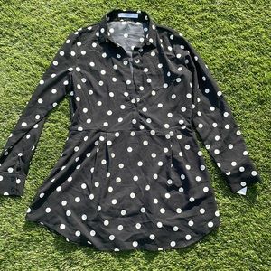 Mango Polka Dot Blouse size Large